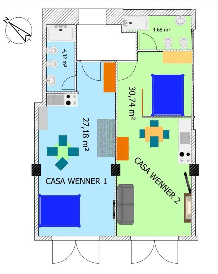 Апартаменти Casa Wenner 1 Неаполь Екстер'єр фото